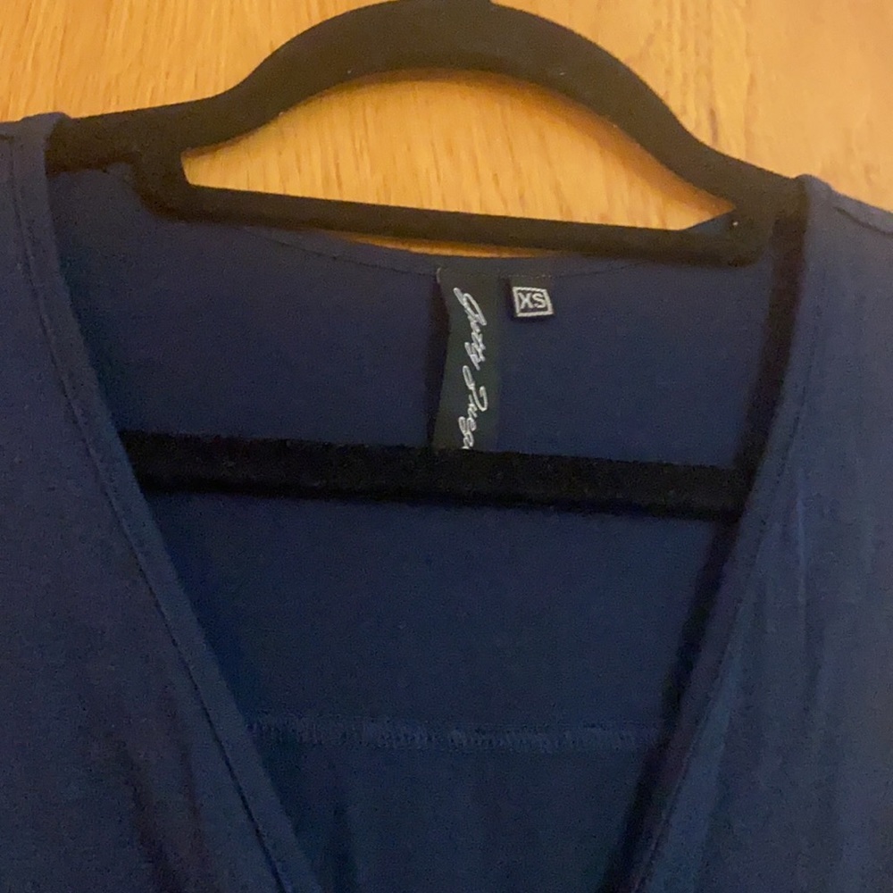 Soft navy maxi dress - Picture 6 of 8